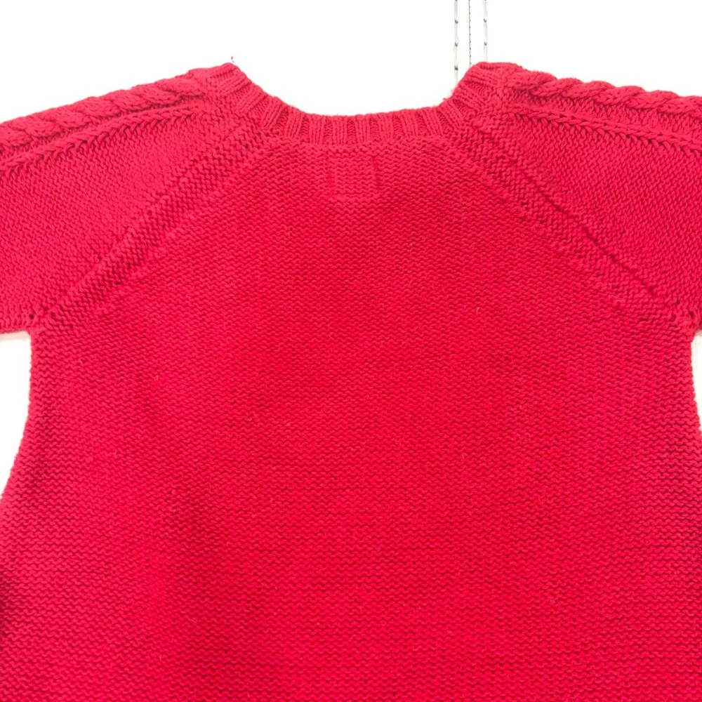 GAP Toddler Girl CableKnit Red Dress 18-24 months